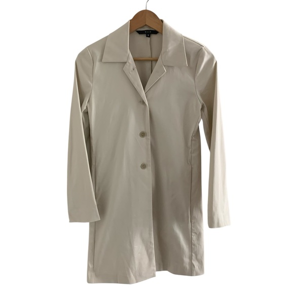 S & D Jackets & Blazers - Khaki Stretch Trench Coat